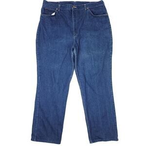 Vintage Lee Riders Jeans Union USA Made Mens 40x31 Straight Leg Western 14" Rise